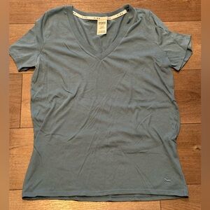 PINK Victoria's Secret Greenish V-Neck Tee